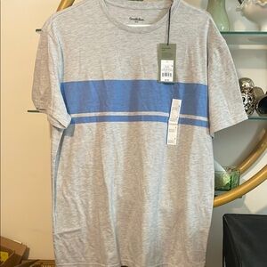 BNWT Goodfellow & Co Men's Gray and Blue T-Shirt 000622